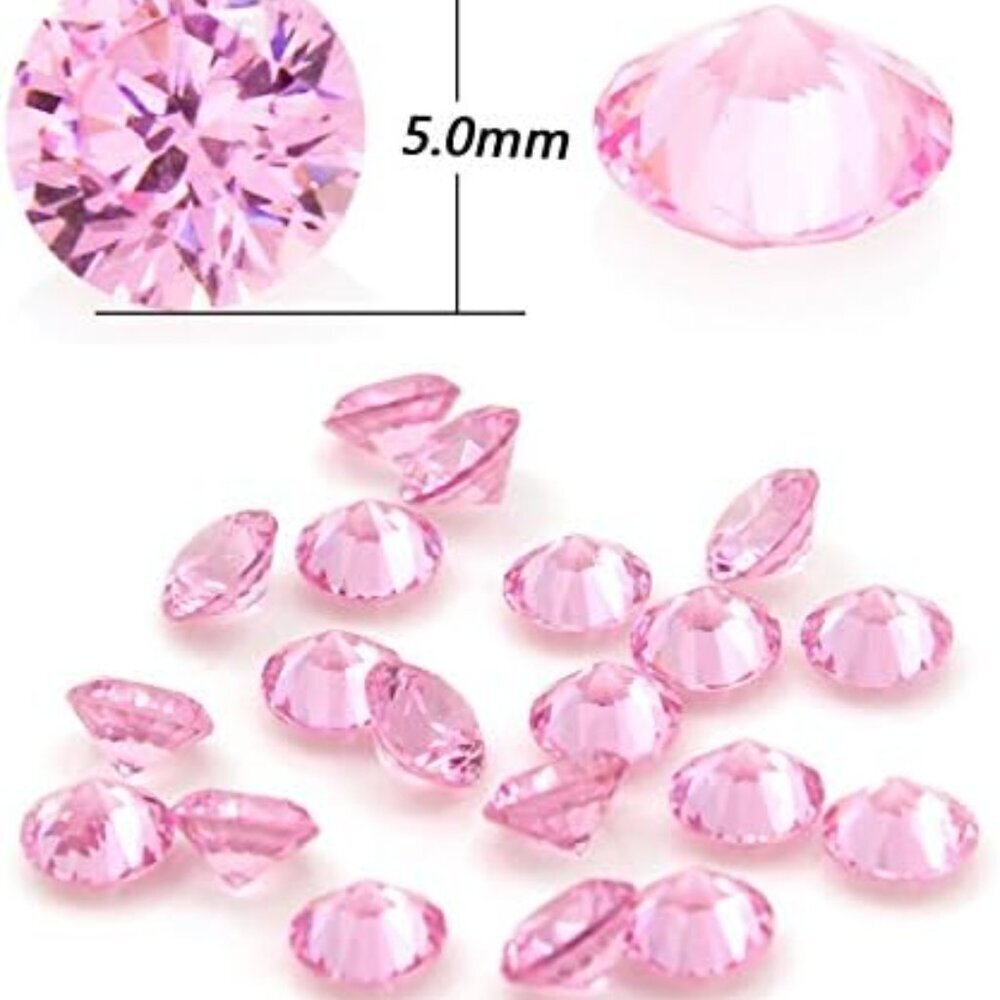 96Pcs 5mm Crystal Birthstones for Floating Living Memory Lockets DIY Pendant Nec - Picture 6 of 7